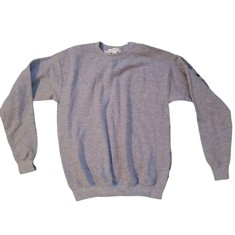 Treasure & Bond Girls Size 10/12 Gray Fleece Lined Sweatshirt